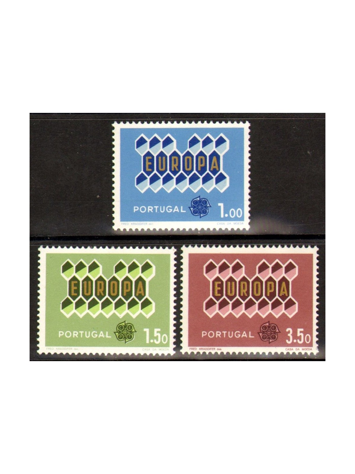 PORTOGALLO 1962 Europa 3v MNH**