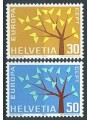 SWITZERLAND 1962 Europe 2v MNH**