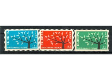 TURCHIA 1962 Europa 3v MNH**