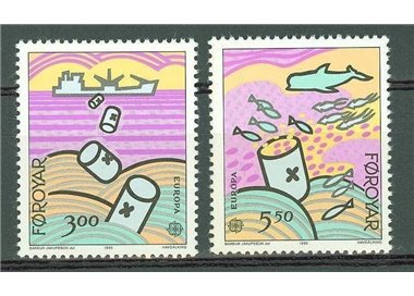 FAROE ISLANDS 1986 Europe 2v MNH**