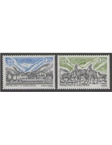 ANDORRA FRANCESE 1986 Europa 2v MNH**