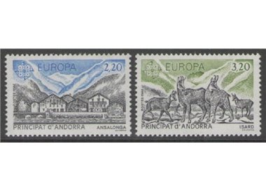 FRENCH ANDORRA 1986 Europe 2v MNH**