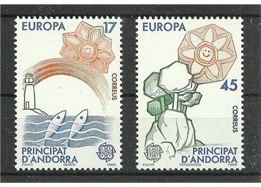 ANDORRA SPAGNOLA 1986 Europa 2v MNH**