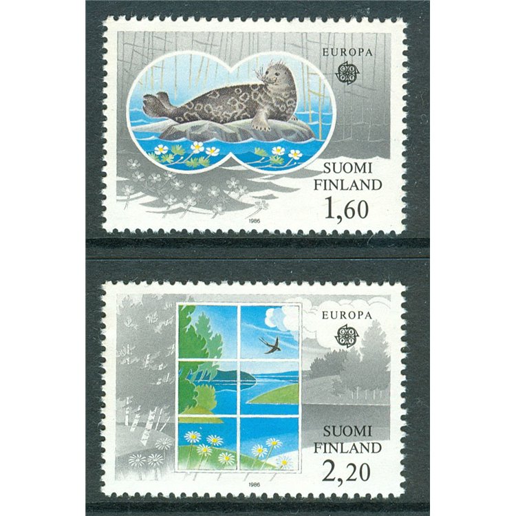 FINLANDIA 1986 Europa 2v MNH**