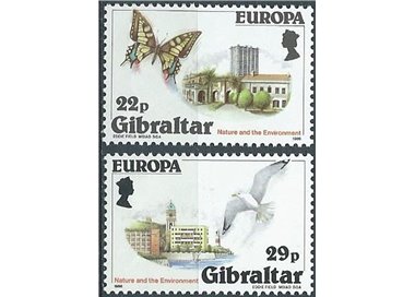 GIBILTERRA 1986 Europa 2v MNH**