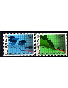 BELGIO 1986 Europa 2v MNH**