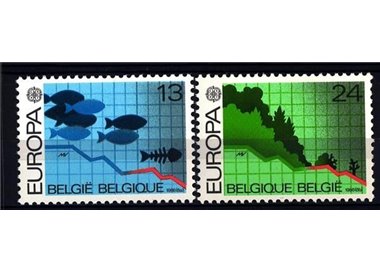 BELGIUM 1986 Europe 2v MNH**