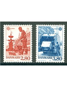 DANIMARCA 1986 Europa 2v MNH**