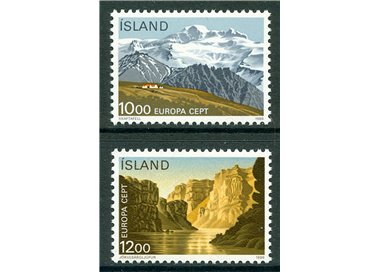 ICELAND 1986 Europe 2v MNH**