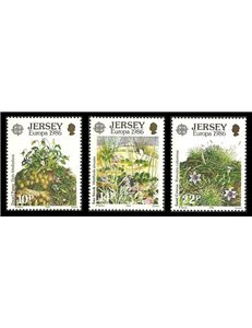 JERSEY 1986 Europe 3v MNH**