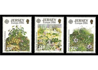 JERSEY 1986 Europe 3v MNH**