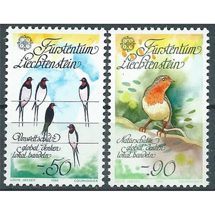 LIECHTENSTEIN 1986 Europa 2v MNH**
