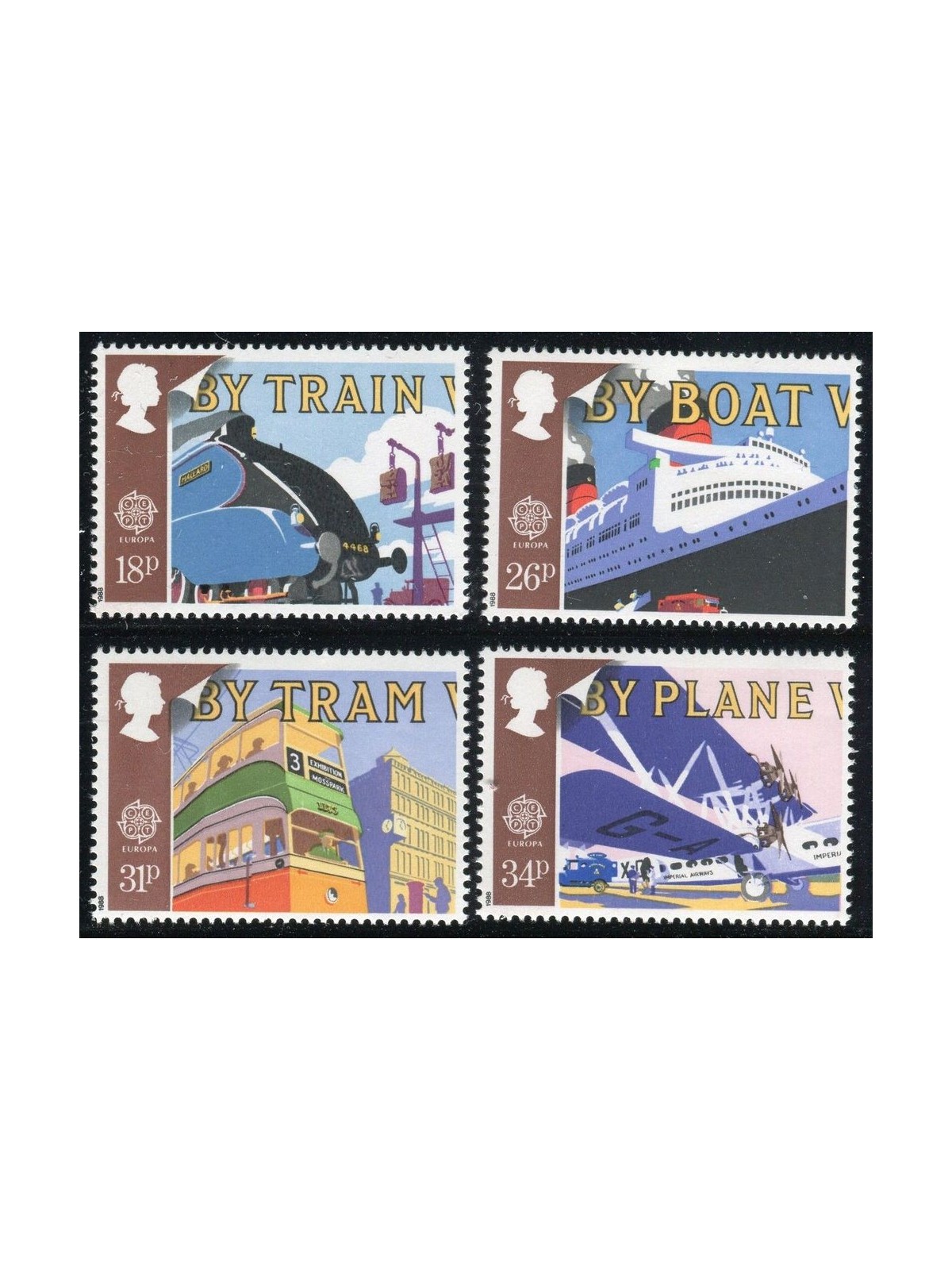 GREAT BRITAIN 1988 Europa 4v MNH**
