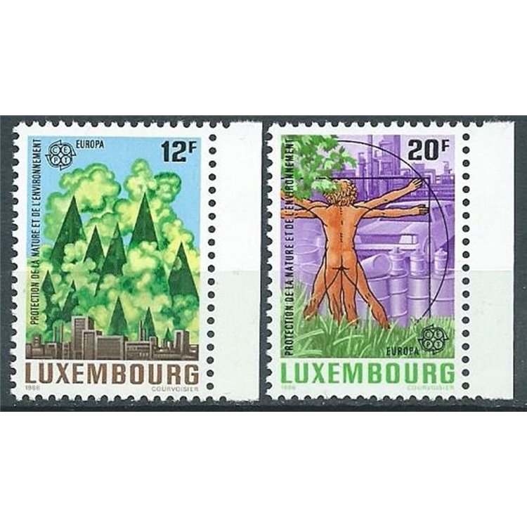 LUXEMBOURG 1986 Europe 2v MNH**