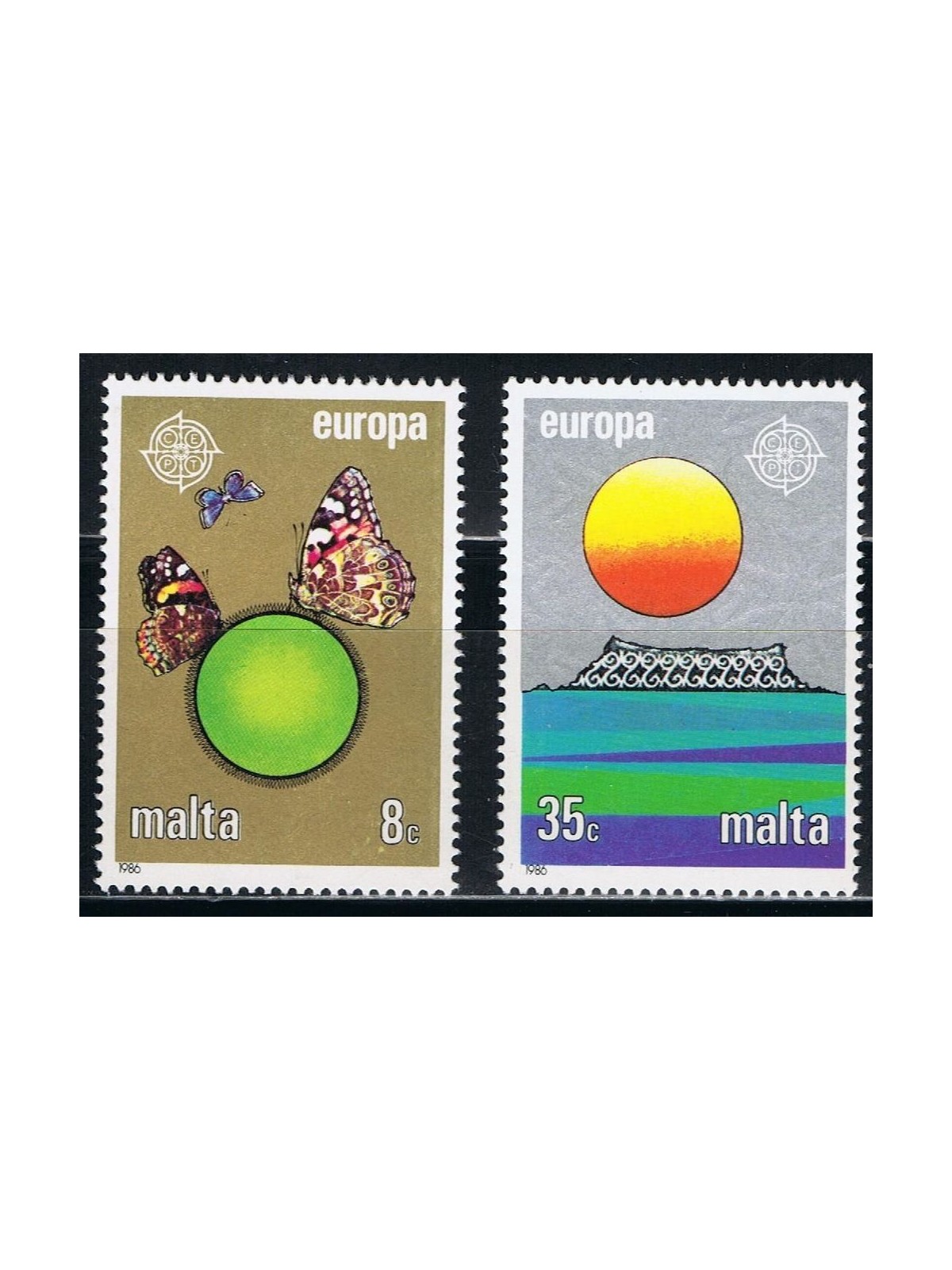 MALTA 1986 Europa 2v MNH**
