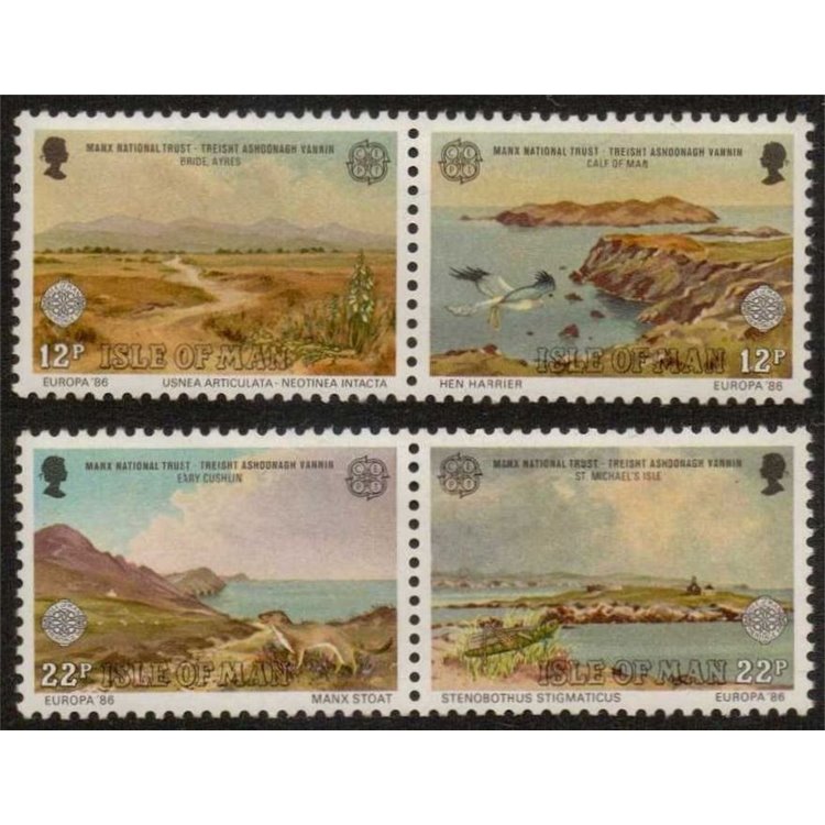 MAN 1986 Europa 4v MNH**