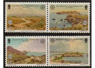 MAN 1986 Europa 4v MNH**