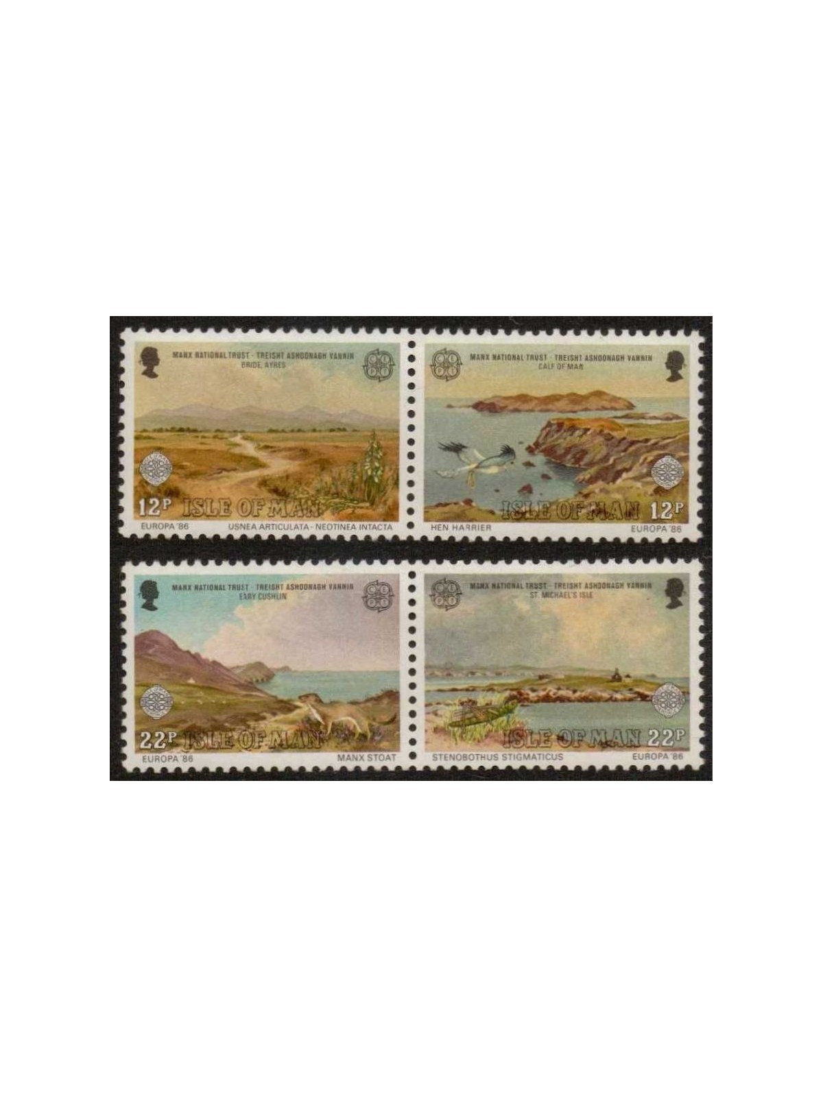 MAN 1986 Europe 4v MNH**