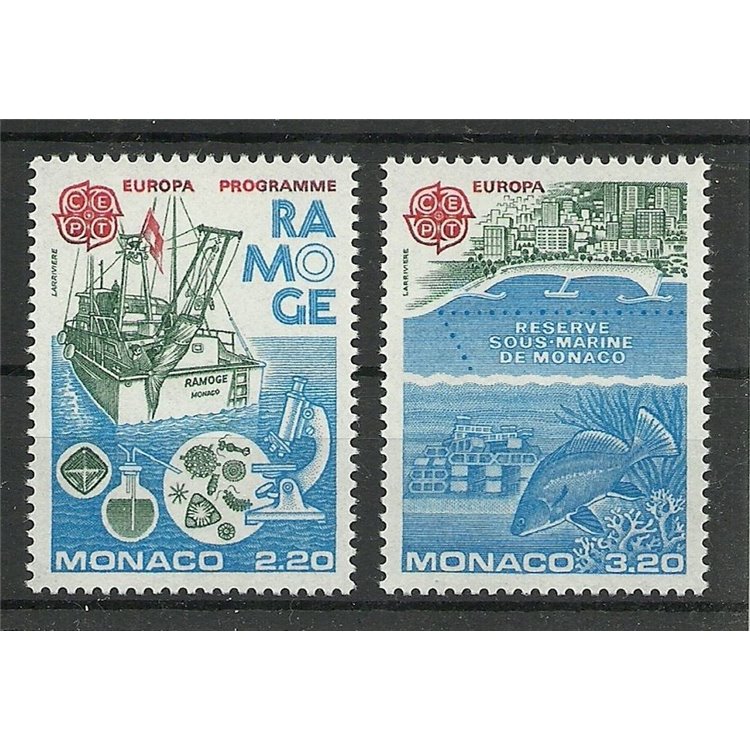 MONACO 1986 Europe 2v MNH**