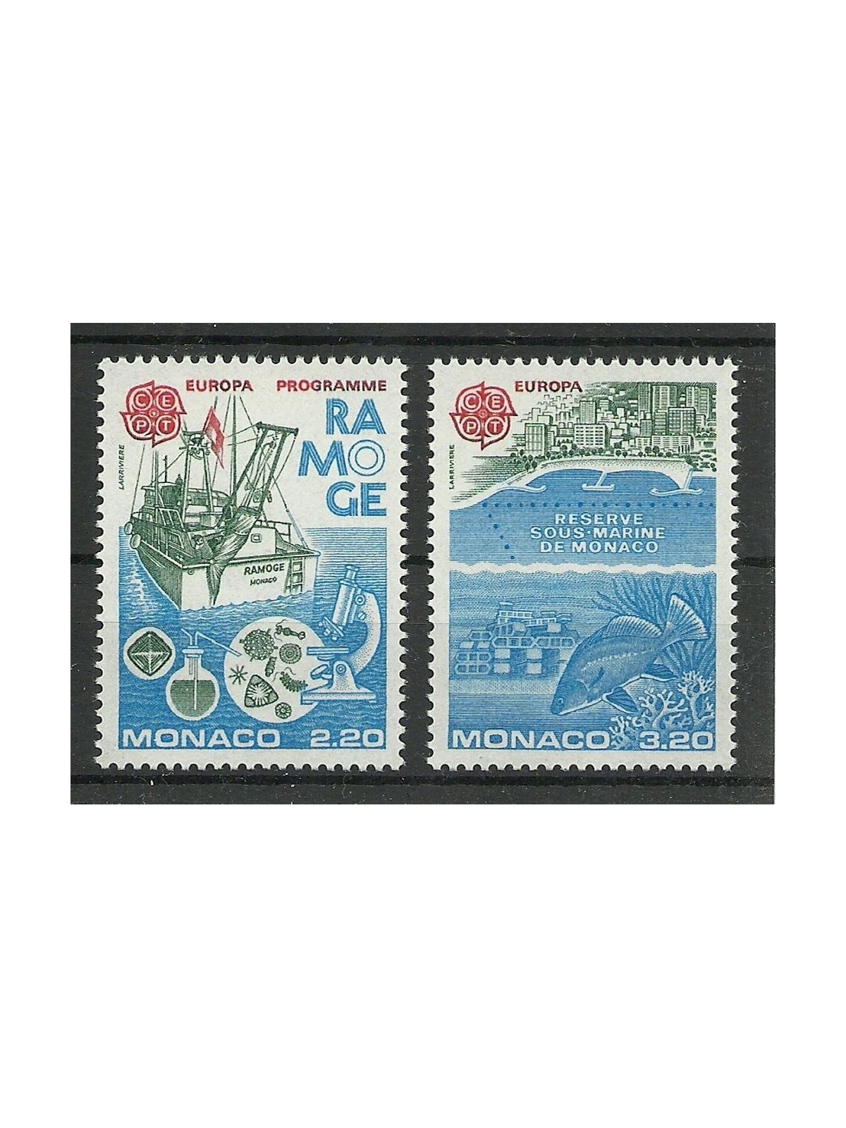 MONACO 1986 Europe 2v MNH**