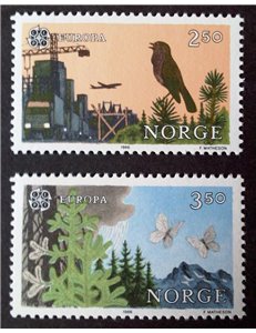 NORWAY 1986 Europe 2v MNH**