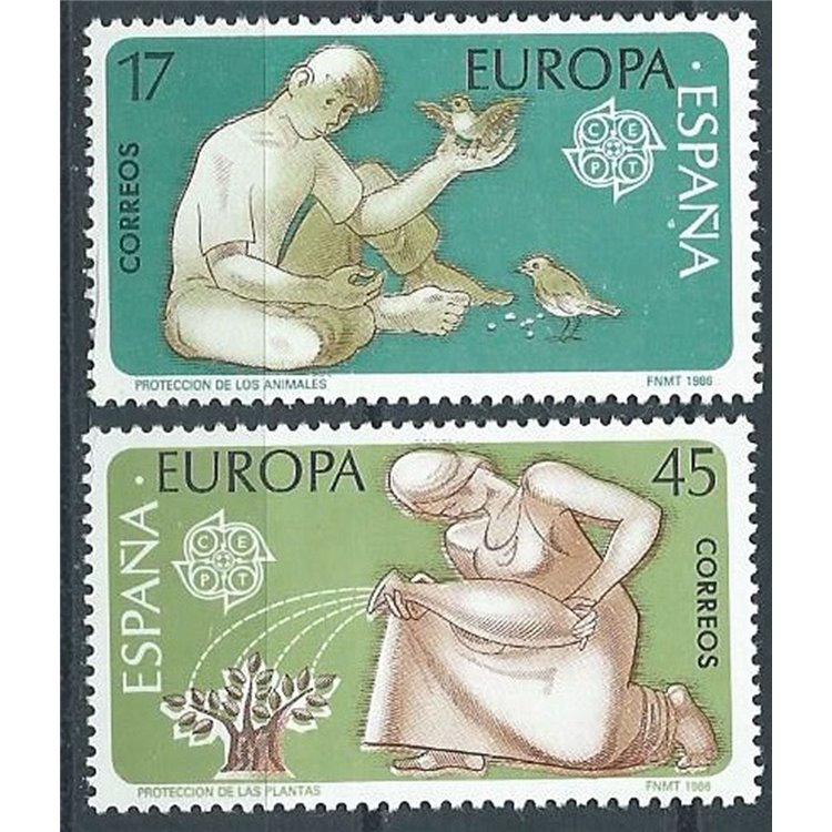 SPAGNA 1986 Europa 2v MNH**