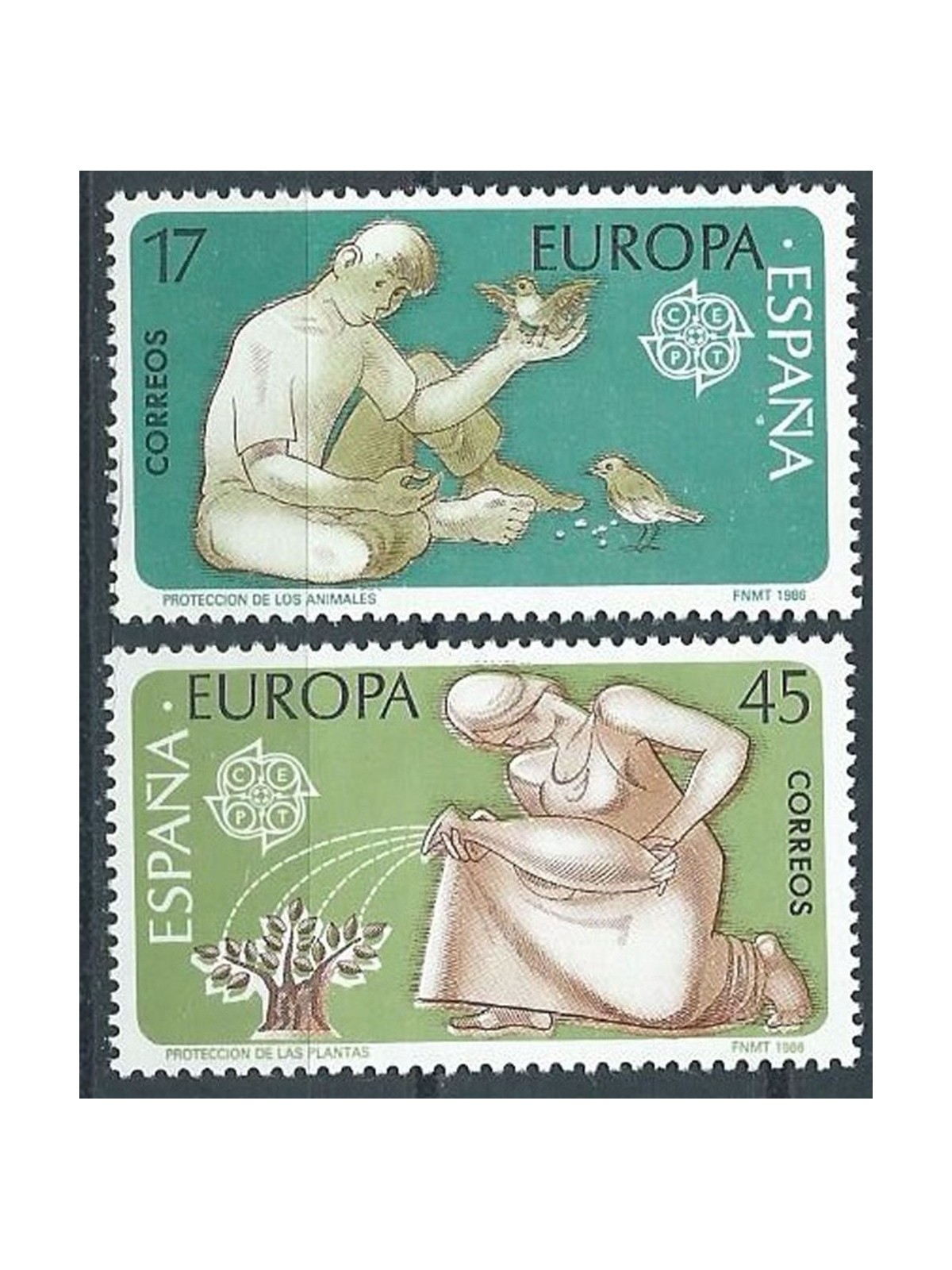 SPAGNA 1986 Europa 2v MNH**