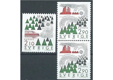 SWEDEN 1986 Europe 3v MNH**
