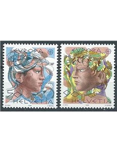 SWITZERLAND 1986 Europe 2v MNH**