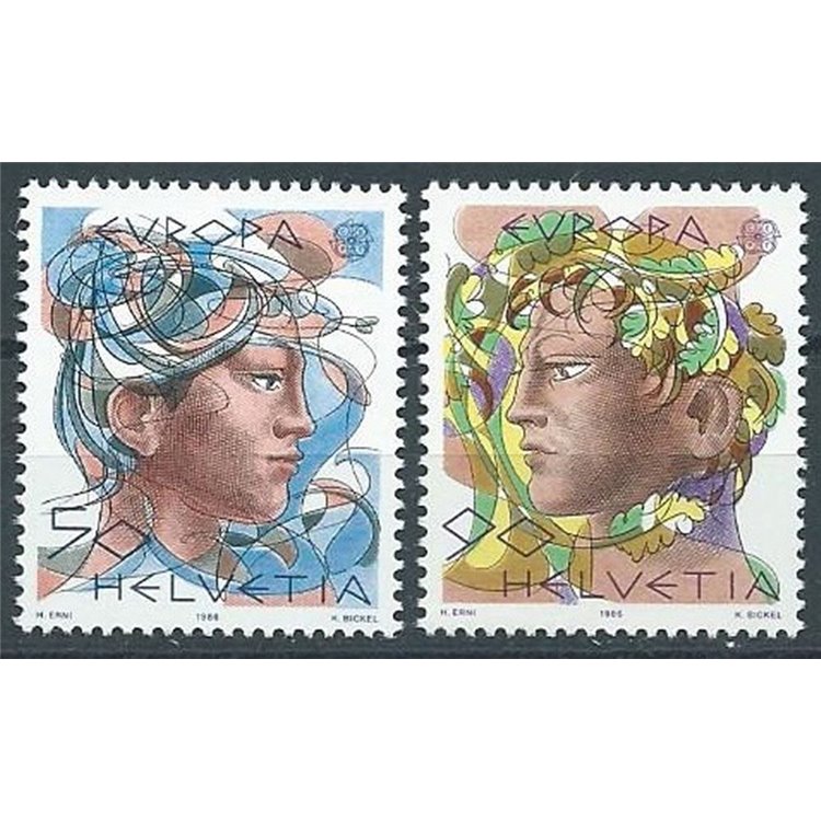 SVIZZERA 1986 Europa 2v MNH**