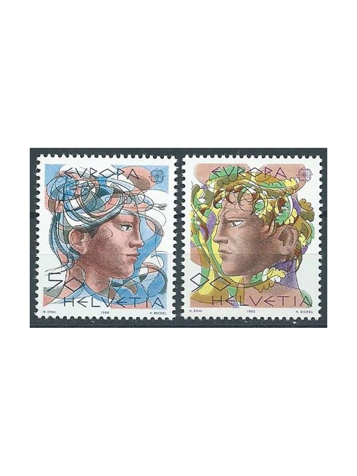 SWITZERLAND 1986 Europe 2v MNH**