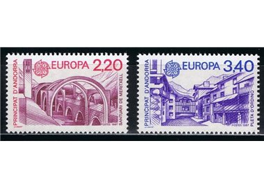 FRENCH ANDORRA 1987 Europe 2v MNH**