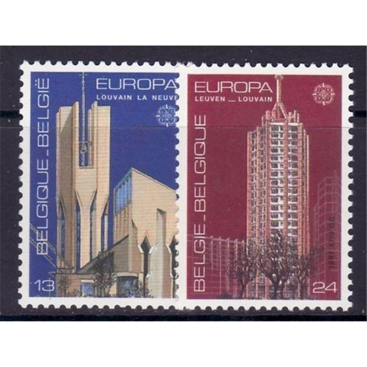 BELGIO 1987 Europa 2v MNH**