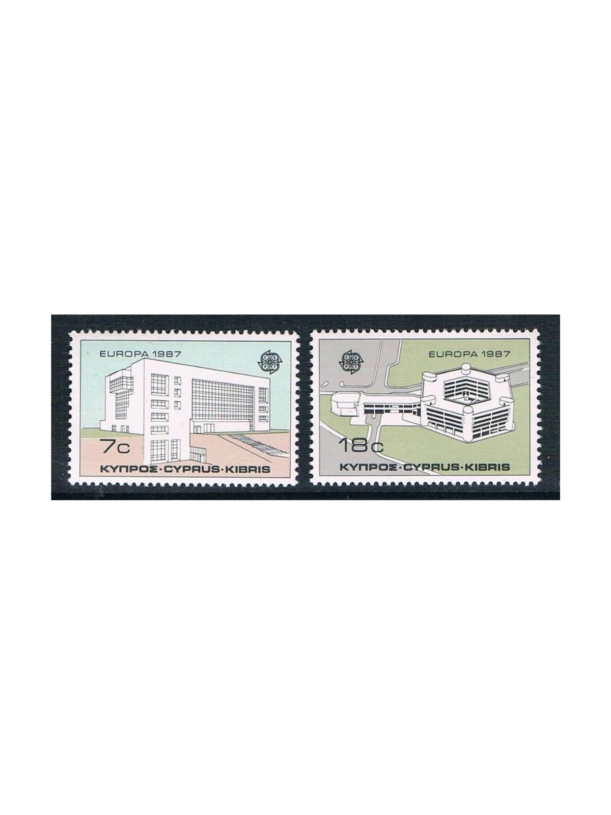 CYPRUS 1987 Europe 2v MNH**