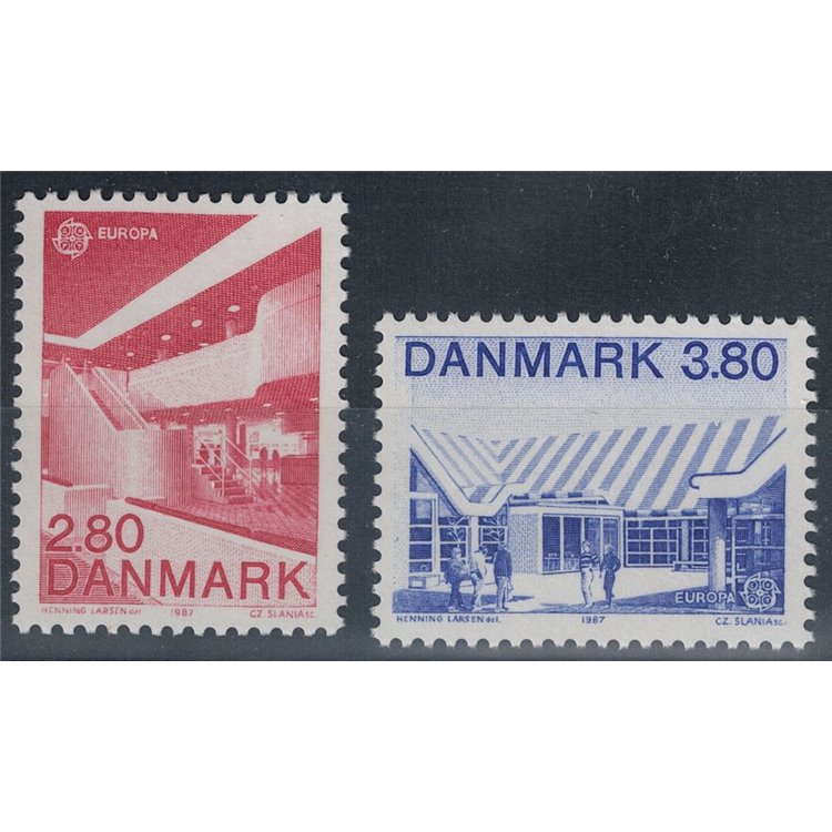 DENMARK 1987 Europe 2v MNH**