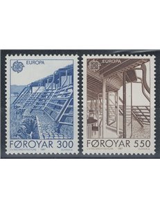 FAROE ISLANDS 1987 Europe 2v MNH**
