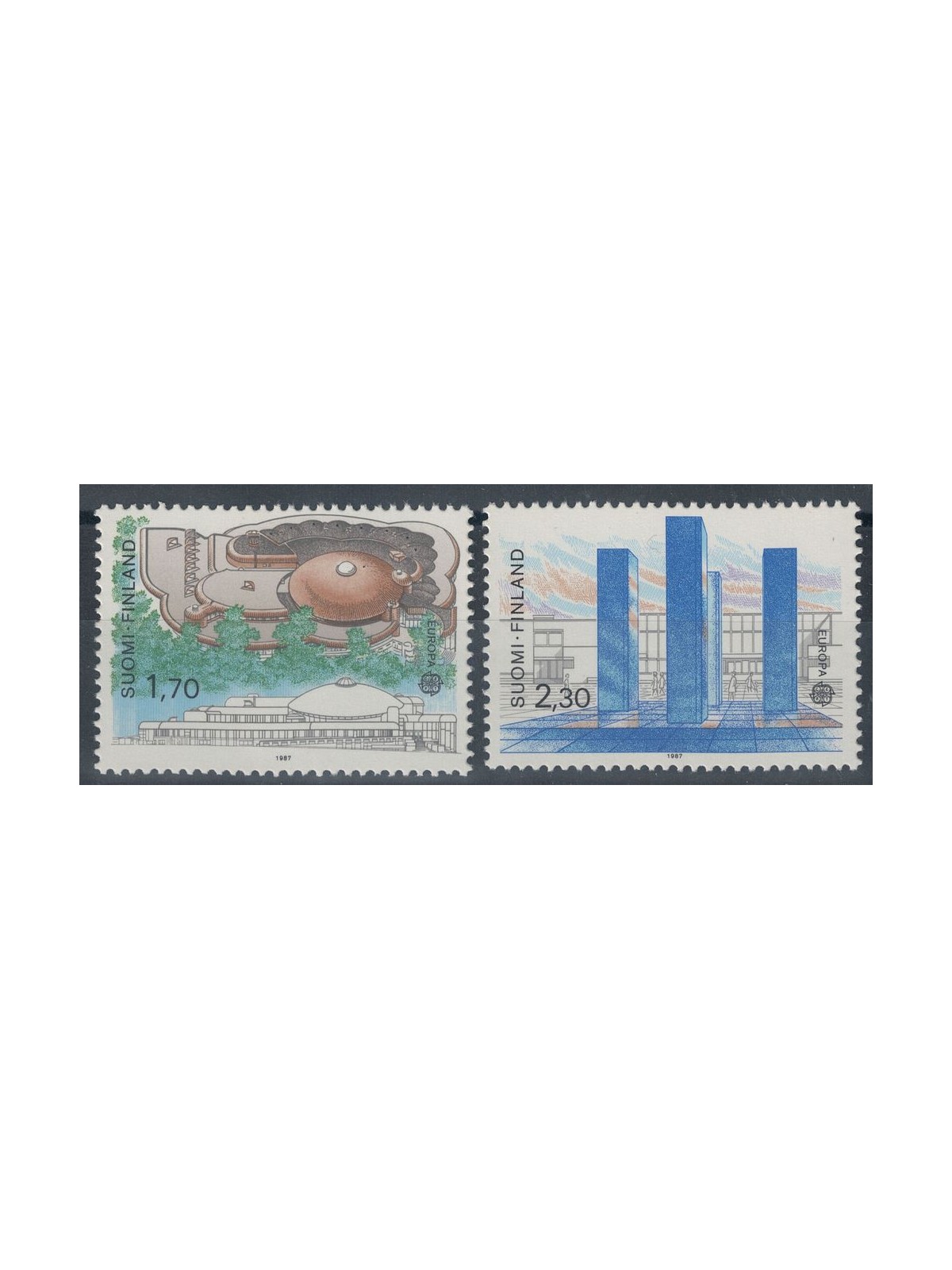 FINLAND 1987 Europe 2v MNH**