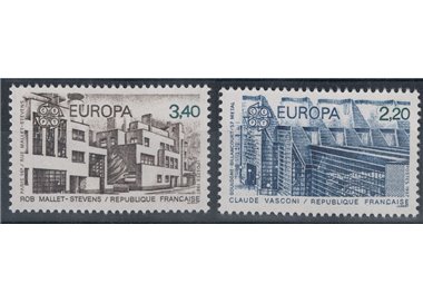 FRANCIA 1987 Europa 2v MNH**