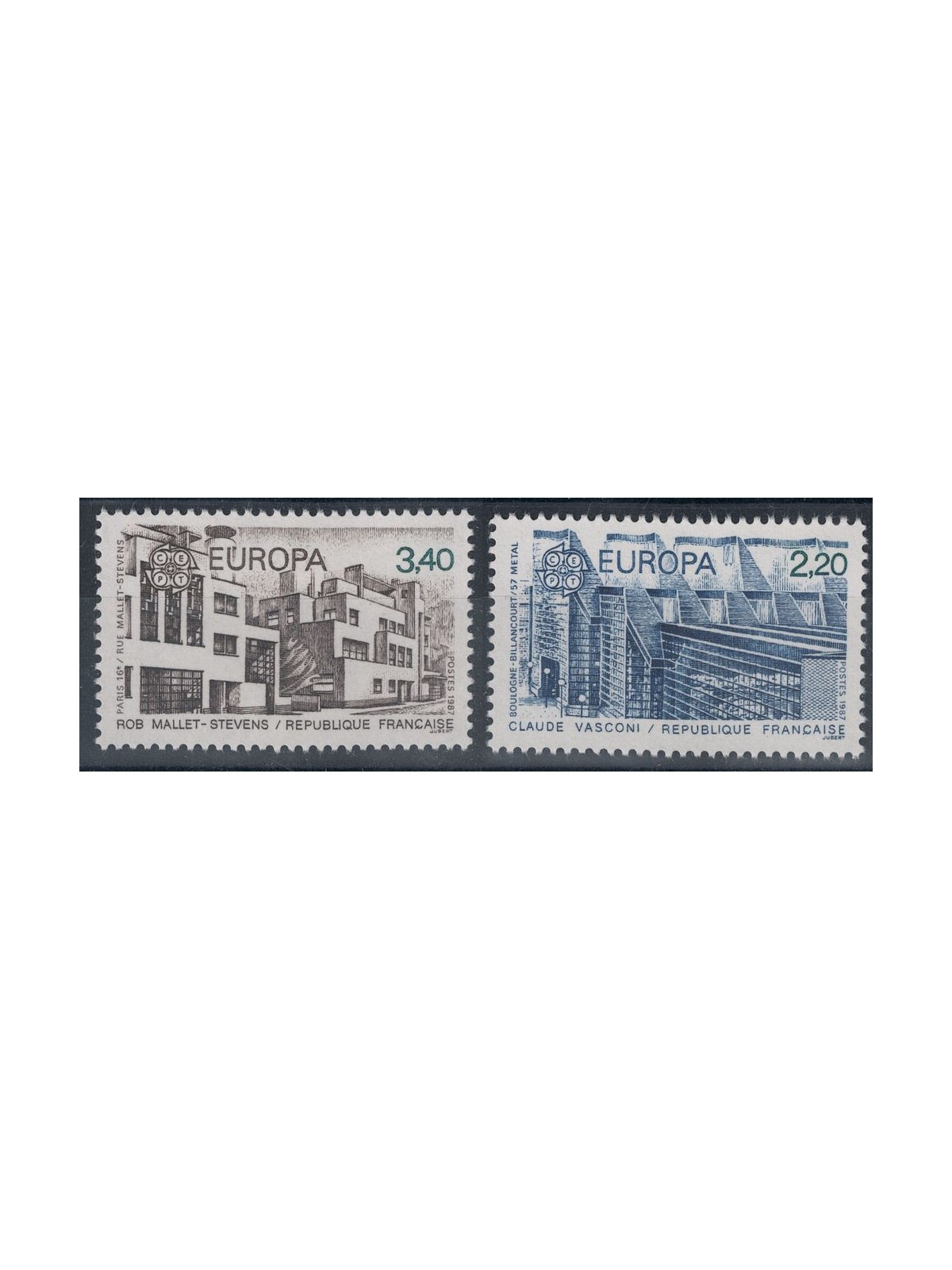 FRANCE 1987 Europe 2v MNH**