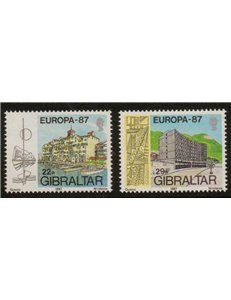 GIBILTERRA 1987 Europa 2v MNH**