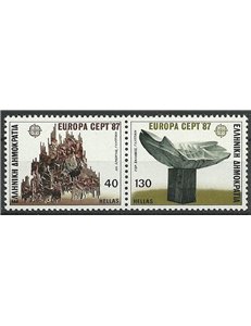 GRECIA 1987 Europa 2v MNH**