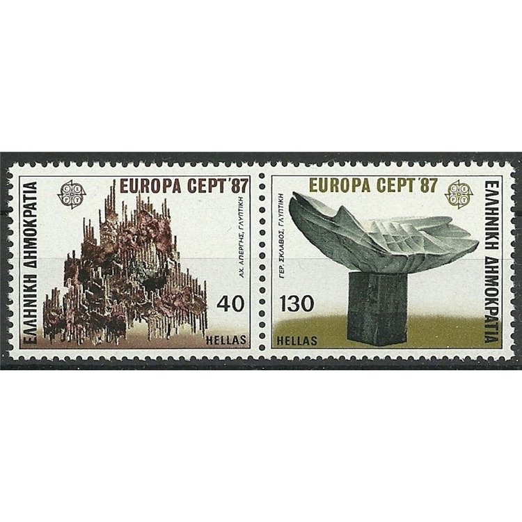 GRECIA 1987 Europa 2v MNH**