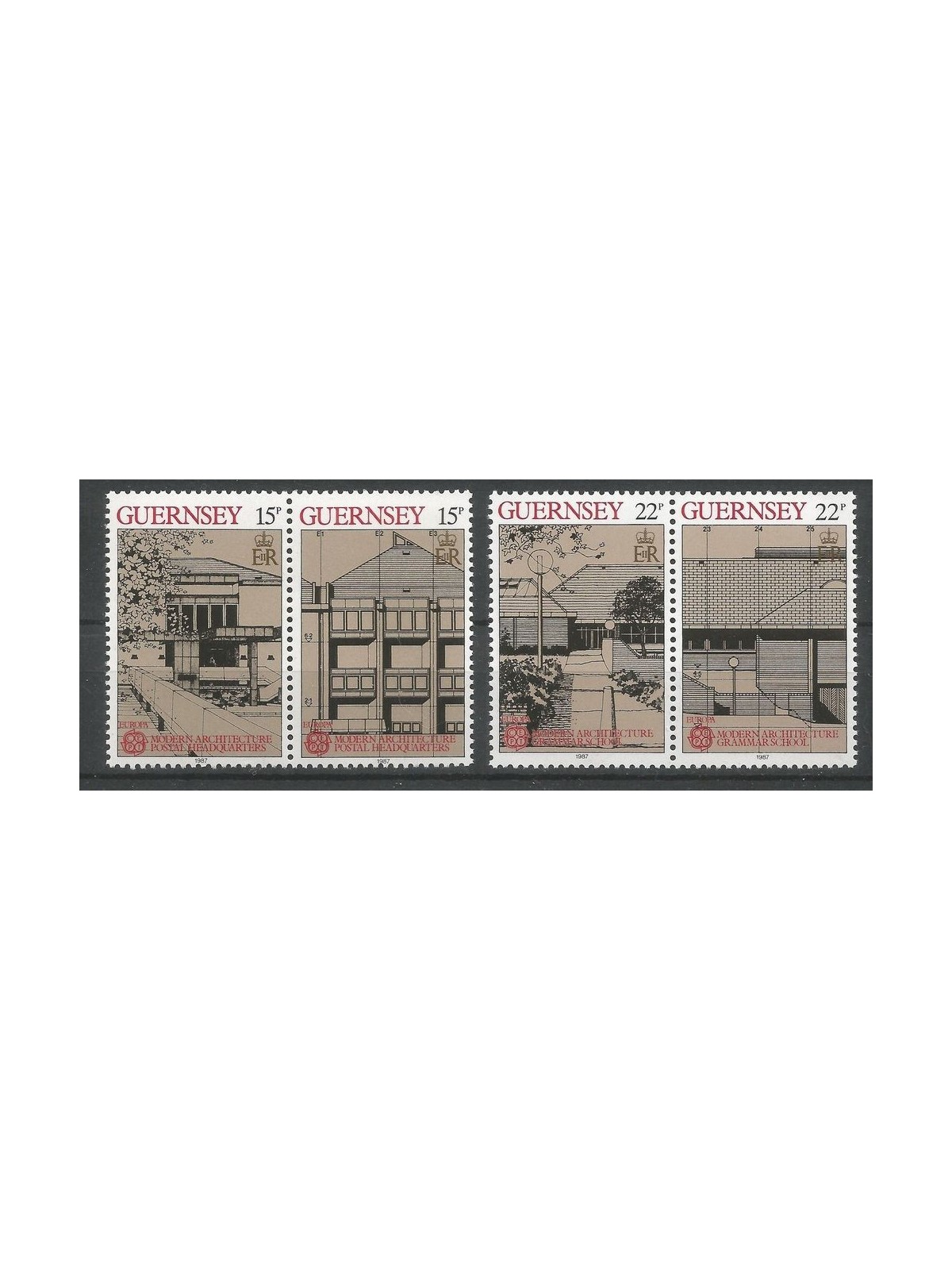 GUERNSEY 1987 Europa 4v MNH**