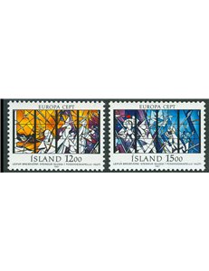 ICELAND 1987 Europe 2v MNH**