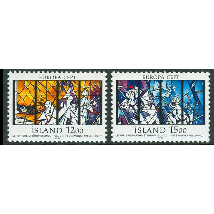 ISLANDA 1987 Europa 2v MNH**