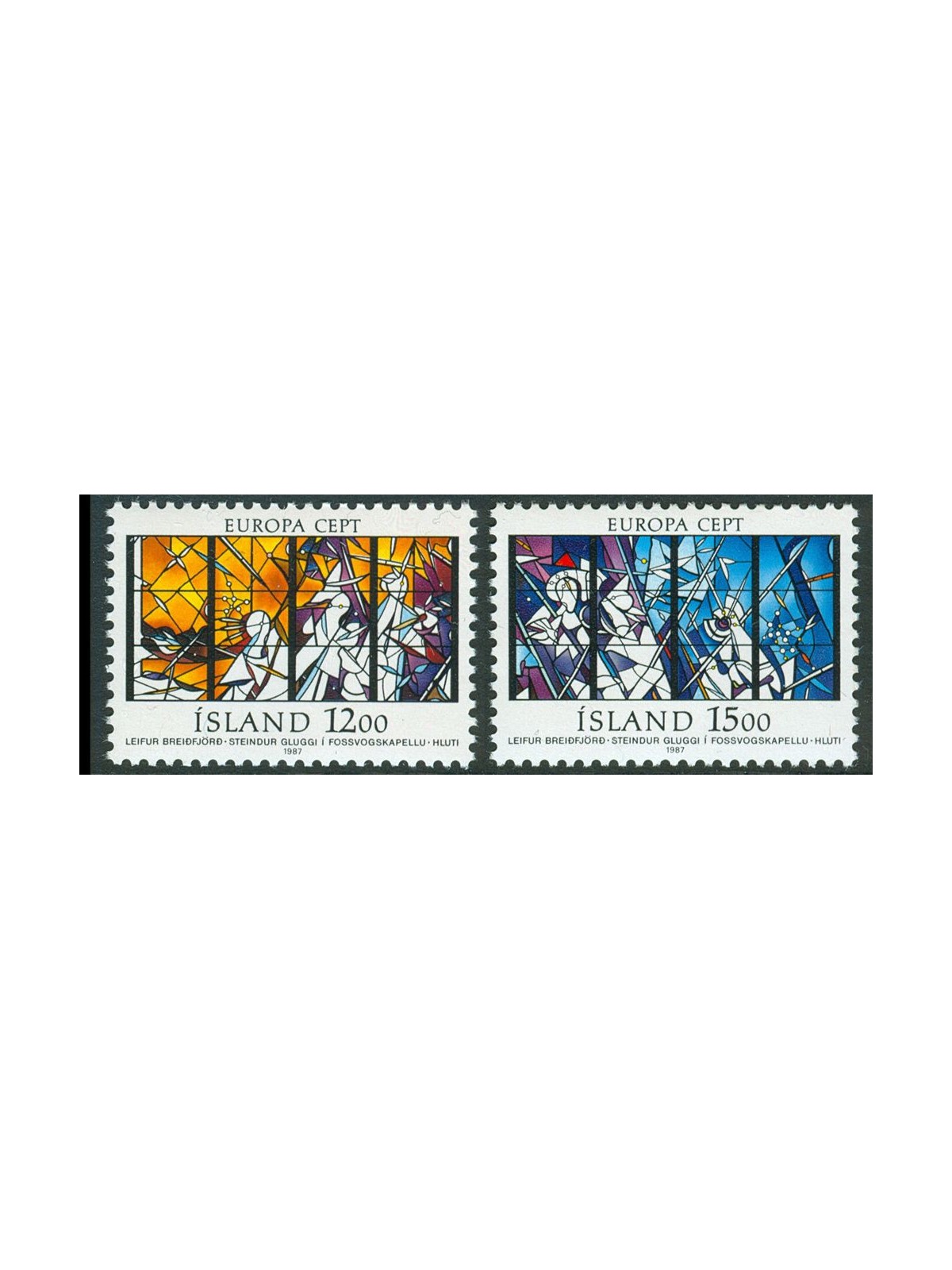 ICELAND 1987 Europe 2v MNH**