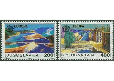 JUGOSLAVIA 1987 Europa 2v MNH**