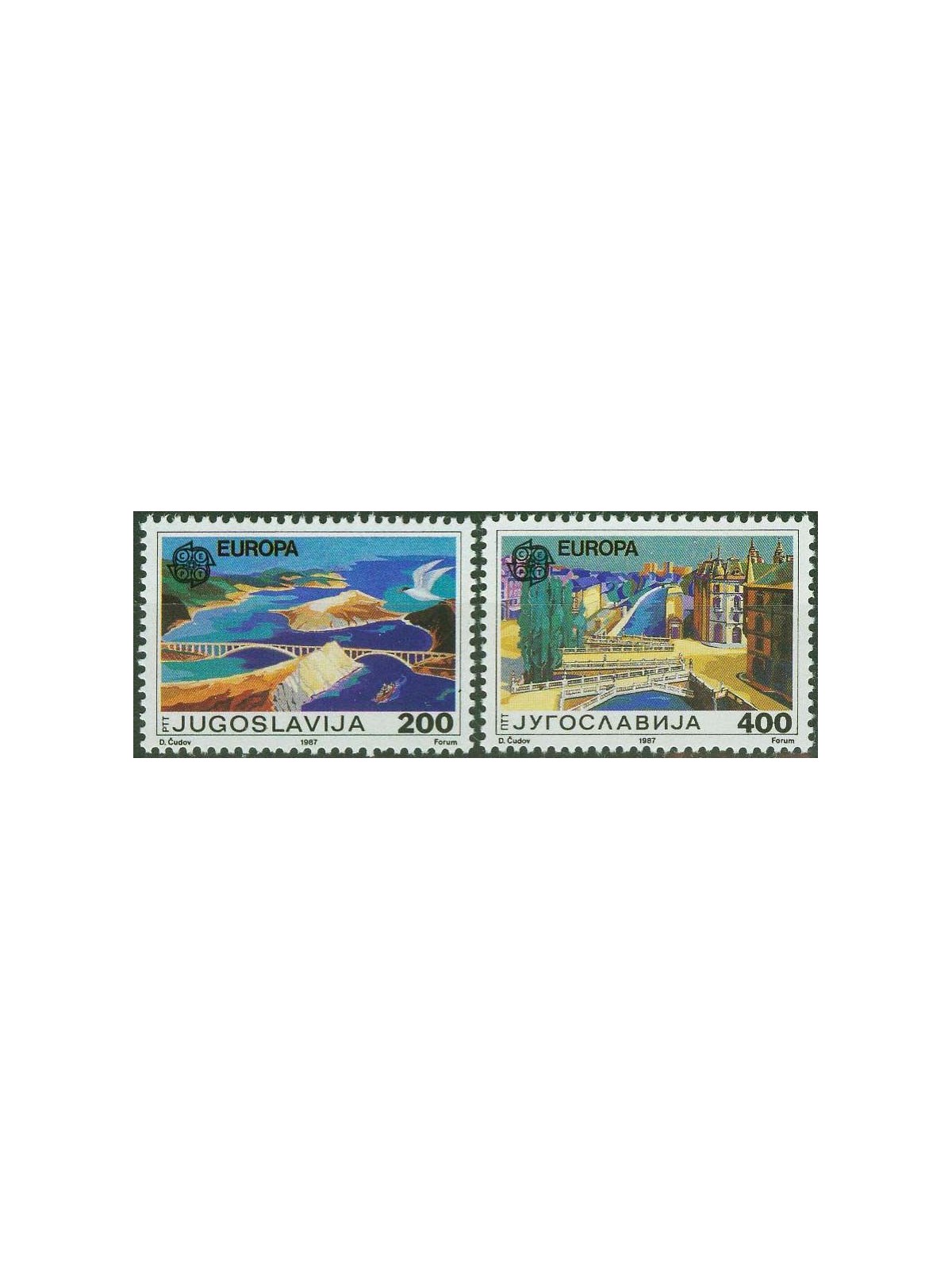 JUGOSLAVIA 1987 Europa 2v MNH**