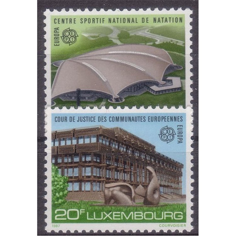 LUXEMBOURG 1987 Europe 2v MNH**
