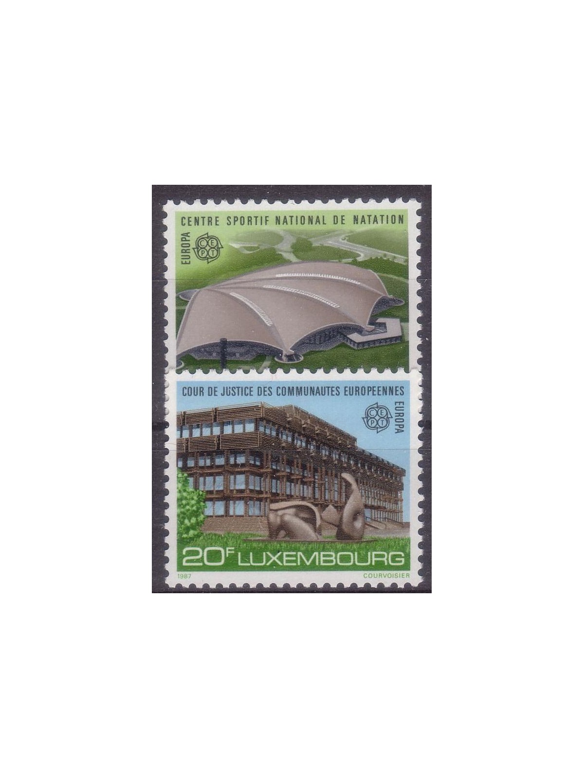 LUXEMBOURG 1987 Europe 2v MNH**